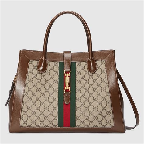 black gucci jackie bag|jackie 1961 large tote bag.